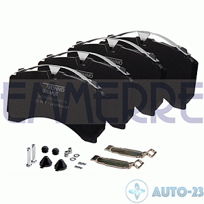 Тормозные колодки 29244 задние EMMERRE 960796