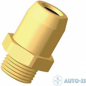 Фитинг прямой с наружной резьбой T10x1,25/M16x1,5 латунь RAUFOSS 6237316