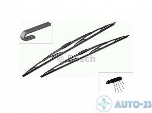 Щетка стеклоочистителя 600mm (с форсункой омывателя) TWIN  BOSCH 3397118309