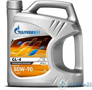 Масло трансмиссионное 80W90 GL4 GAZPROMNEFT 4л 2389901368