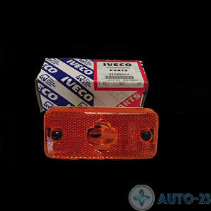 Фонарь габаритный боковой желтый IVECO 41200664