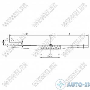 Полурессора WEWELER F256Z053ZA75