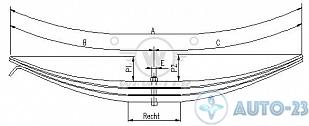 Рессора WEWELER A114Z278ZA70