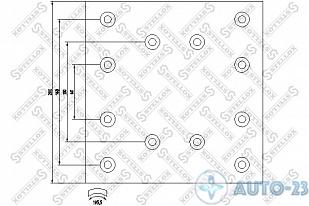 Тормозные накладки 19116 STD STELLOX 8501249 