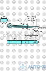 Рессора WEWELER F179Z152ZA75