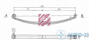 Рессора MARSHALL M1054300