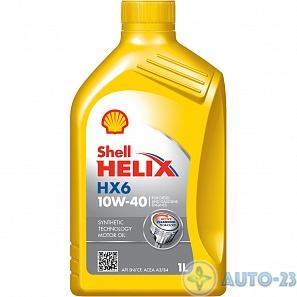 Масло моторное 10W40 SHELL Helix HX6 1л