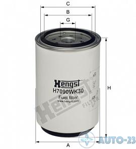 Фильтр топливный сепаратор HENGST H7090WK30