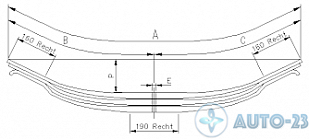 Рессора в сборе WEWELER F256Z027ZA70